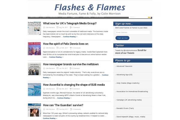 Site using Ultimate Posts Widget plugin