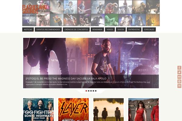 Parabola theme site design template sample