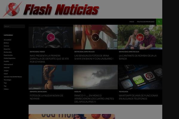 Flex Mag theme site design template sample