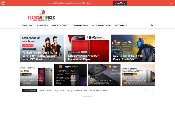 flashsaletricks.com site used Newspaper-v10.3.9