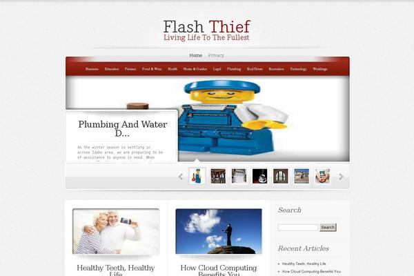 ElegantEstate theme site design template sample