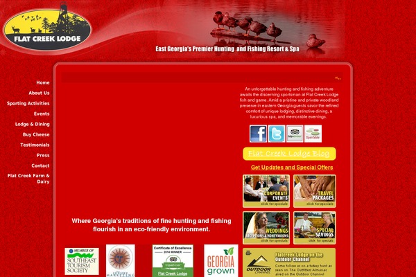 flat-creek-lodge theme websites examples