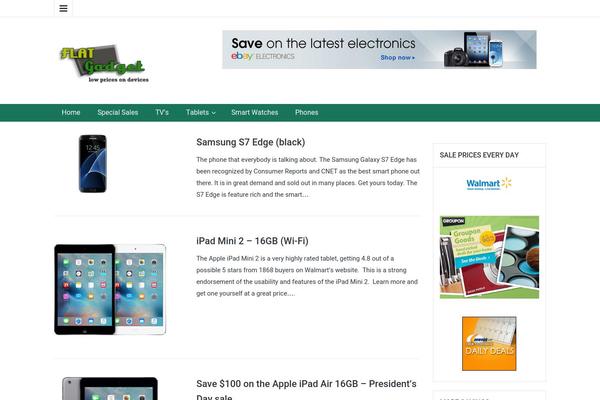 FastNews Light theme site design template sample