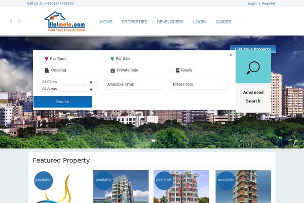 Wp Estate theme site design template sample