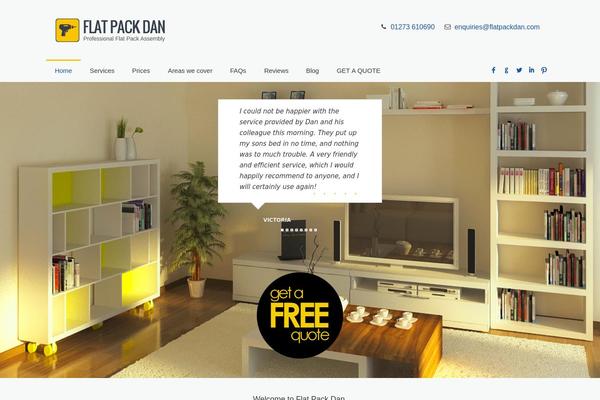 Falco theme site design template sample