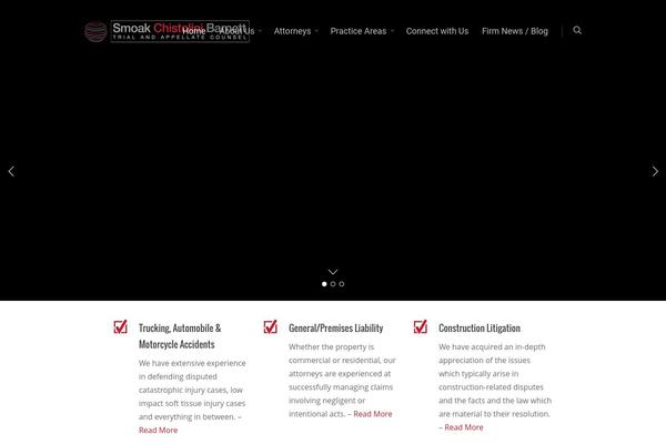Salient theme site design template sample