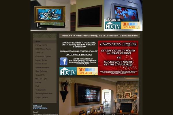 Tv theme site design template sample