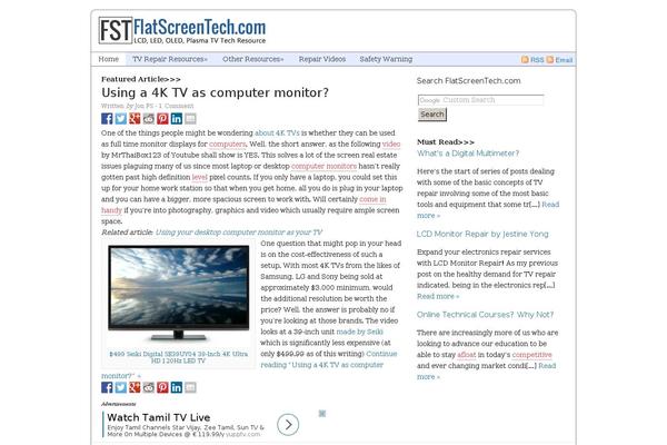Site using Genesis Simple Share plugin