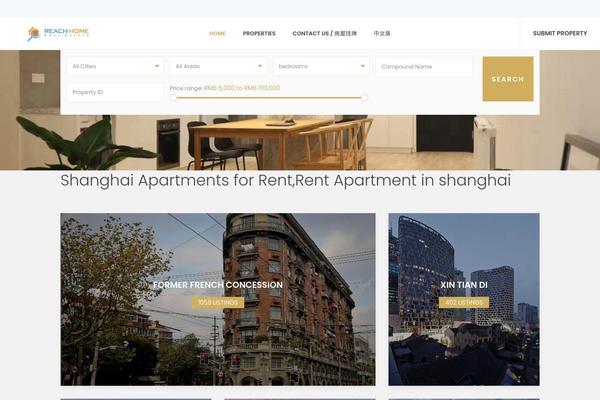 Wp Estate theme site design template sample