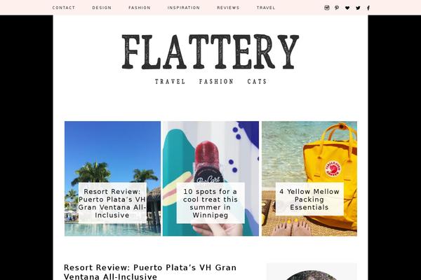 flattery.ca site used Uptown-theme
