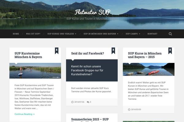Baskerville theme site design template sample