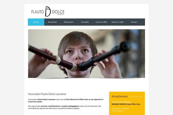 Increase theme site design template sample