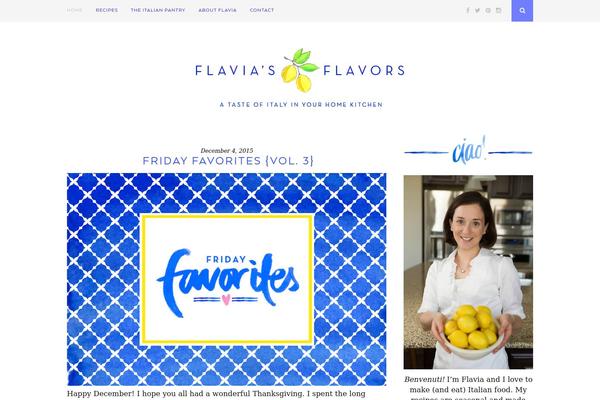 Florence theme site design template sample
