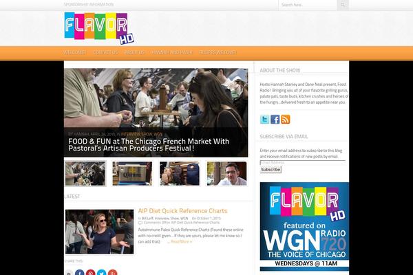 Foodpress theme site design template sample