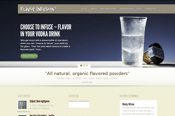 MyCuisine theme site design template sample