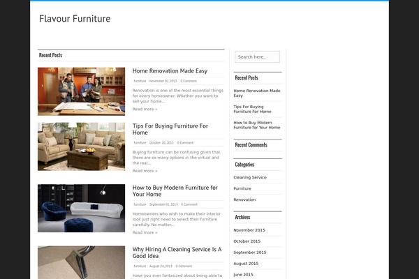 Silver_mag_lite theme site design template sample