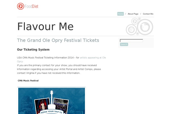 Food and Diet theme site design template sample
