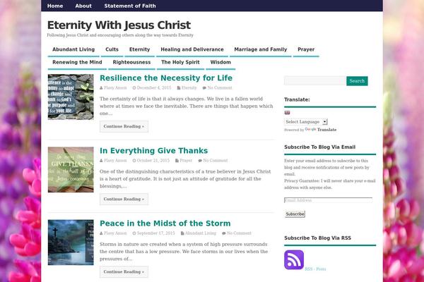 MesoColumn theme site design template sample