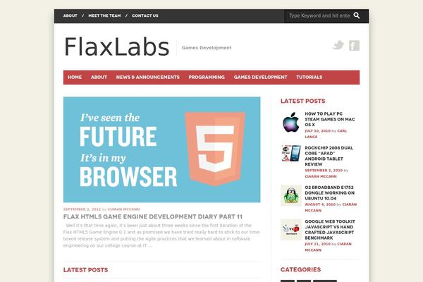 Zend theme site design template sample