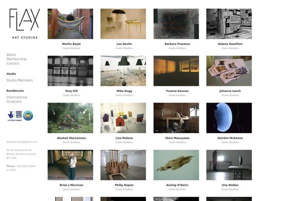 Artiste theme site design template sample
