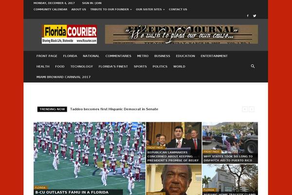 Site using Gabfire Widget Pack plugin