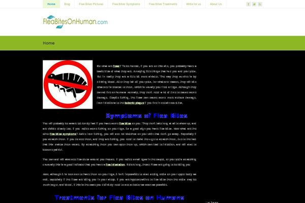 fleabitesonhuman.com site used Contentfirst.marketing