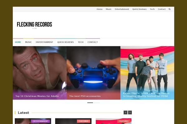 FreeNews theme site design template sample