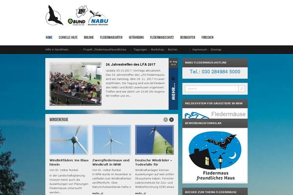 Site using TablePress plugin