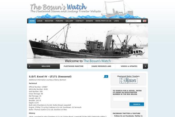 fleetwood-trawlers.info site used Organic_theme_ocean