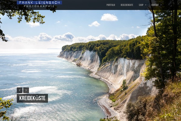 Lensa theme site design template sample