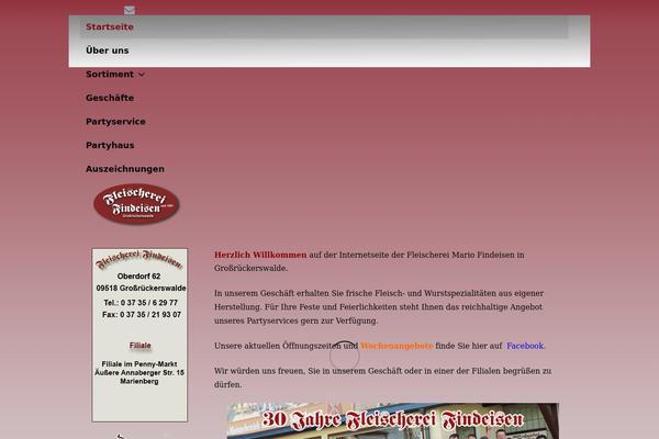 Impreza Child theme site design template sample