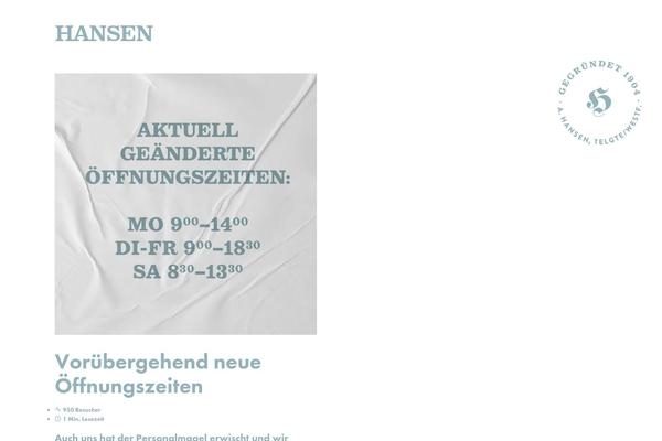 fleischerei-hansen.de site used Once-child