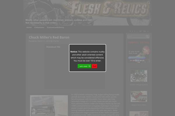 Site using Better archives widget plugin
