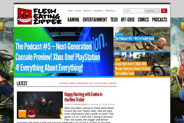 Site using Live Blogging plugin