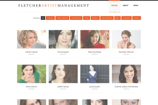 fletcherartists.com site used FAM