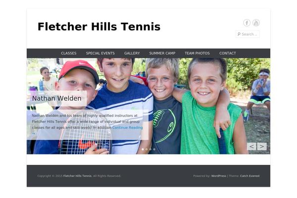 Catch Everest theme site design template sample