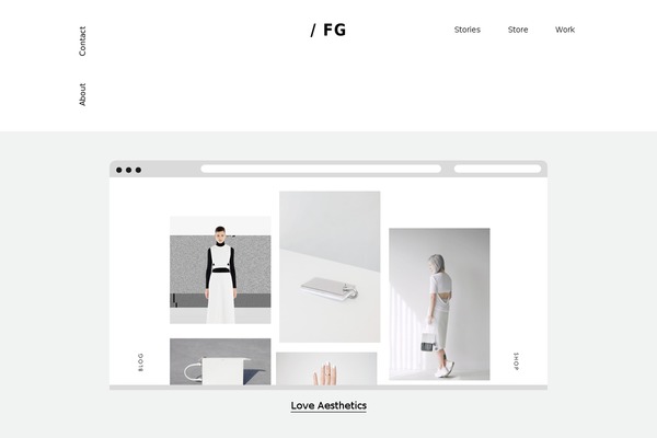 Fg theme site design template sample