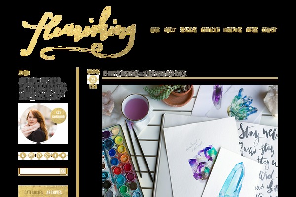 fleurishingblog.com site used Fleurishing