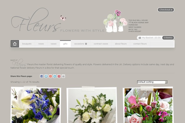 Artificer theme site design template sample