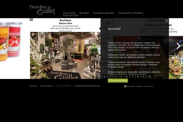 fleursjeanguillet.com site used Megavolt-bootstrap