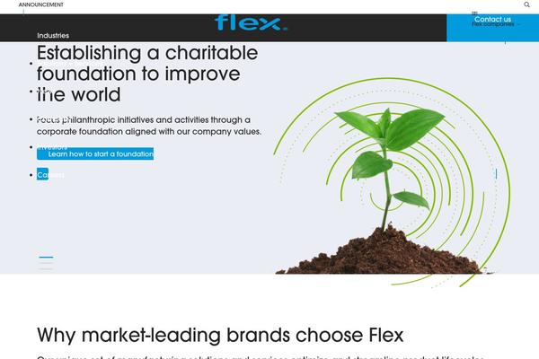 flex.com site used Flex