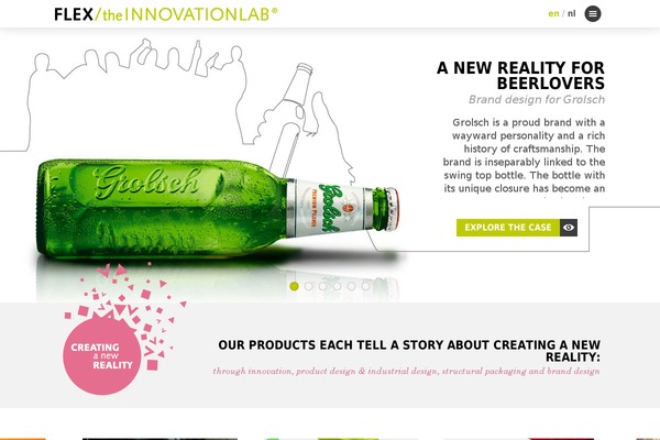 Flex theme site design template sample