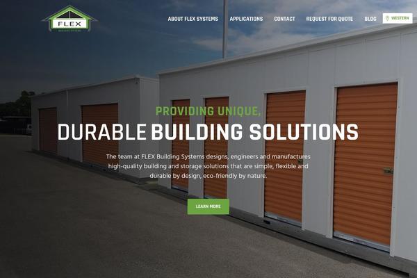 Flex theme site design template sample