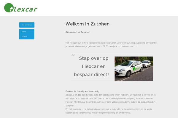Tesseract theme site design template sample