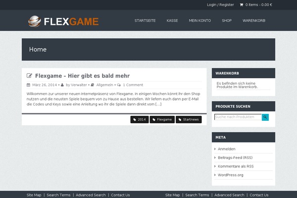 Terrifico theme site design template sample