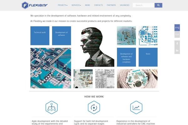 Quantum theme site design template sample
