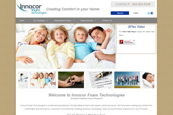 Flexible theme site design template sample