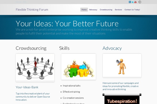 Flare theme site design template sample