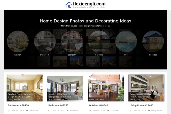 Flexy theme site design template sample