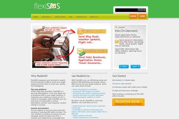 Webfolio theme site design template sample